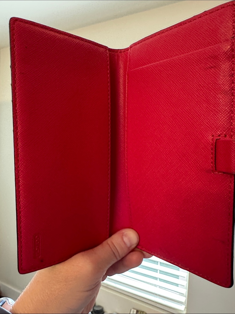 Coach Signature Continental Wallet Checkbook Cover - Picture 13 of 13
